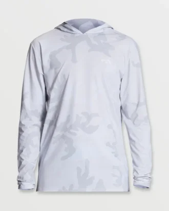 Arch Mesh langermet surf-T-skjorte med hette