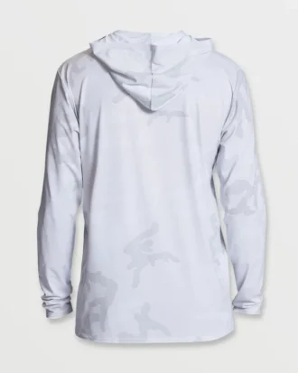 Arch Mesh langermet surf-T-skjorte med hette