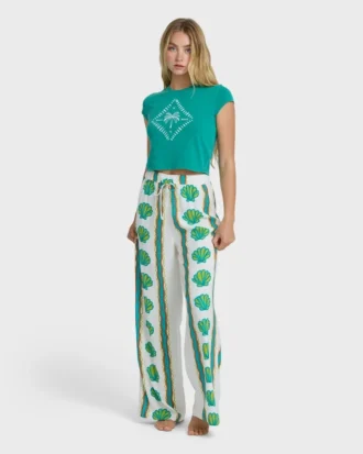 Coastal Crush bukser med elastisk linning