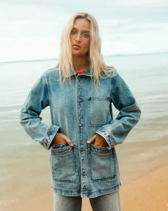 Denim-arbeidsjakke