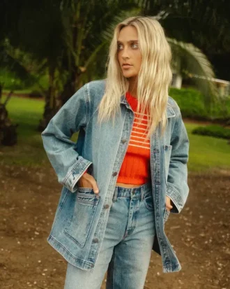 Denim-arbeidsjakke