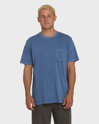 Essential Wave Washed Premium kortærmet T-skjorte med lommer