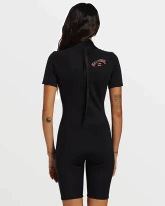 Foil Flatlock kortærmet vårdrakt Shorts
