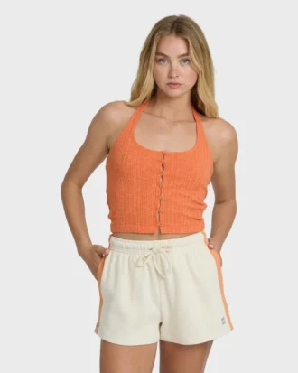Friday Night strikket halterneck-top