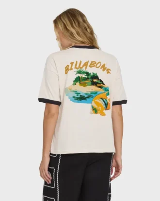 Fun Paradise kortærmet bomulls-Shorts-T-skjorte
