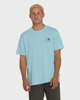 Glyph Wave Washed Premium kortærmet bomullst-skjorte