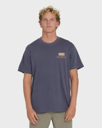 Glyph Wave Washed Premium kortærmet bomullst-skjorte