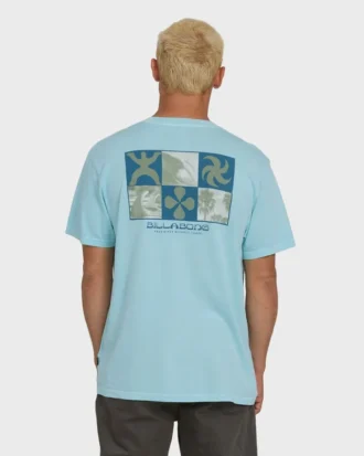 Glyph Wave Washed Premium kortærmet bomullst-skjorte