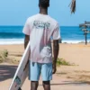 Heritage Arch Premium Shorts-t-skjorte med korte ermer