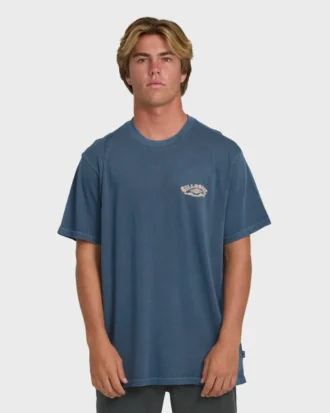 Heritage Arch Wave Washed Premium kortærmet strikket T-skjorte