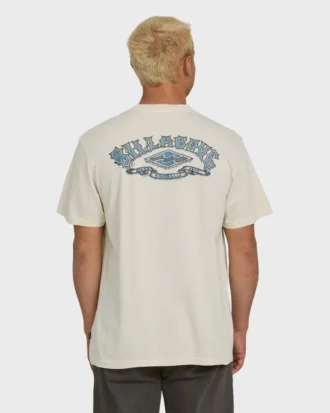Heritage Arch Wave Washed Premium kortærmet strikket T-skjorte