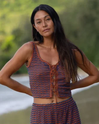 Hot Tides strikket tank-top
