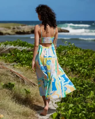 Island Life Midi-kjole