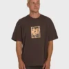 Link Og kortærmet strikket T-skjorte med shorts
