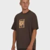 Link Og kortærmet strikket T-skjorte med shorts