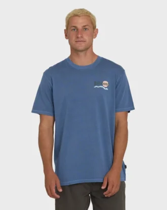 Loner Wave Washed Premium kortærmet strikket T-shirt i shorts