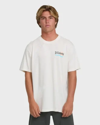 Loner Wave Washed Premium kortærmet strikket T-shirt i shorts