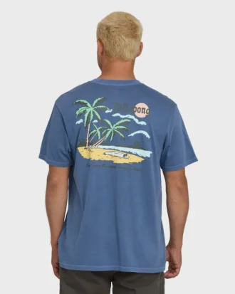 Loner Wave Washed Premium kortærmet strikket T-shirt i shorts