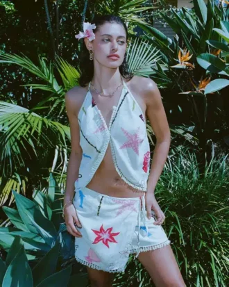 Lottie Hall vevd tank-top