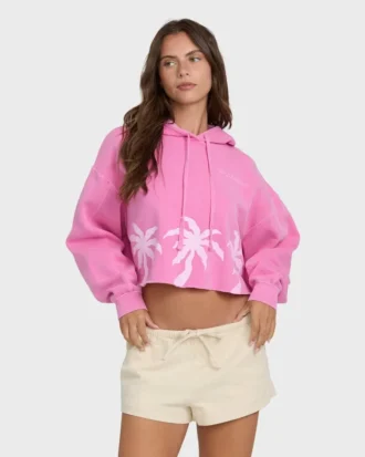 Low Tide-shorts i ensfarget vevd stoff