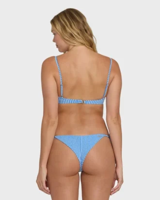 Mini Wave Check Cara Bralette bikinitopp