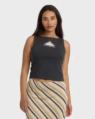 Rae strikket tank-T-skjorte