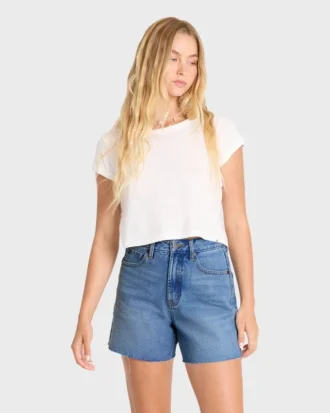 Riley denim shorts