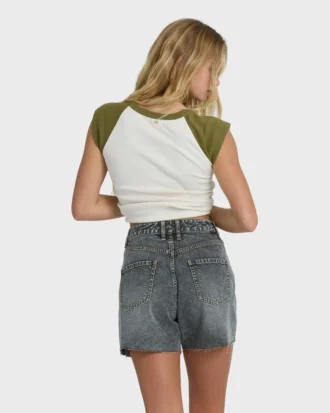 Riley denim shorts