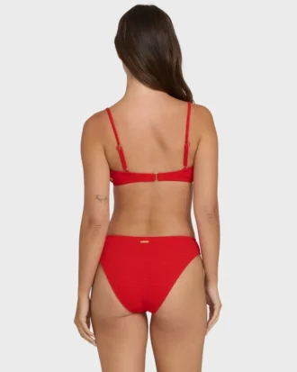 Rising Tide Ruched V-bralette-bikinitopp