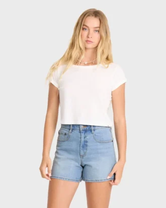 Shifter denim shorts