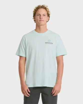 Single Fin Premium kortærmet strikket T-shirt i shorts