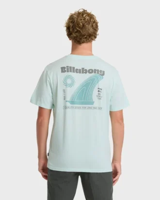 Single Fin Premium kortærmet strikket T-shirt i shorts