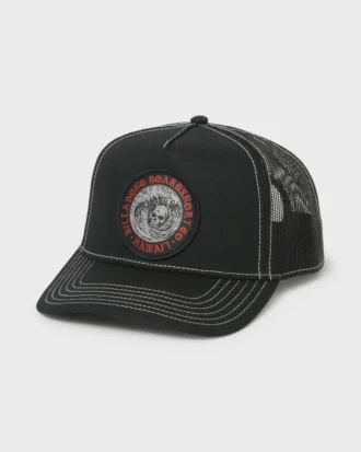 Skull Wave Hi Trucker-lue