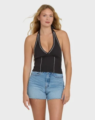 Sunny Sometimes ensfarget tank-top