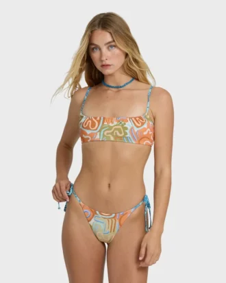 Surf Maya-bikinibukser med snøring på siden