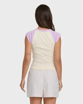 Wanderer Lilac Stripe vevde shorts