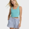 Wanderer-printede vevde shorts