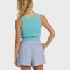 Wanderer-printede vevde shorts