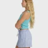 Wanderer-printede vevde shorts